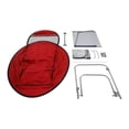 thumbnail image 2 of Toldo Cubresol Con Parabrisas Abatible Rojo Motoneta, 2 of 5