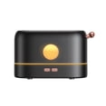 thumbnail image 1 of Naiovety Humidificador de aire Aceite esencial Simulación Llama LED Difusor de aroma de bajo ruido Fabricante de niebla ajustable Recargable Negro Humidificadores Negro Naiovety HA063164-02, 1 of 6