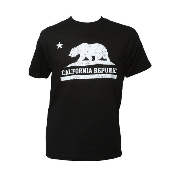 California Republic Short-Sleeve T-Shirt - Black - Small