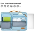 thumbnail image 2 of Mosiso Laptop Sleeve Carrying Case Compatible with MacBook Air 13 inch M3 M2 M1 2024-2018 / Pro 13 inch 2024-2016, 360 Protective Computer Handbag Briefcase with Handle, Air Blue, 2 of 6