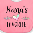 Inktastic Nana S Favorite Heart Grandchild Boys Or Girls Baby Bib Inktastic Nana S Favorite Heart Grandchild Boys Or Girls Baby Bib