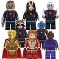 thumbnail image 2 of Super Heroes Drax The Destroyer Star-Lord Mantis Nebula Adam Warlock Starfox Mini Acción Bloques De Construcción Figura Juguetes Niños Regalo Gao Jiahui unisex, 2 of 2