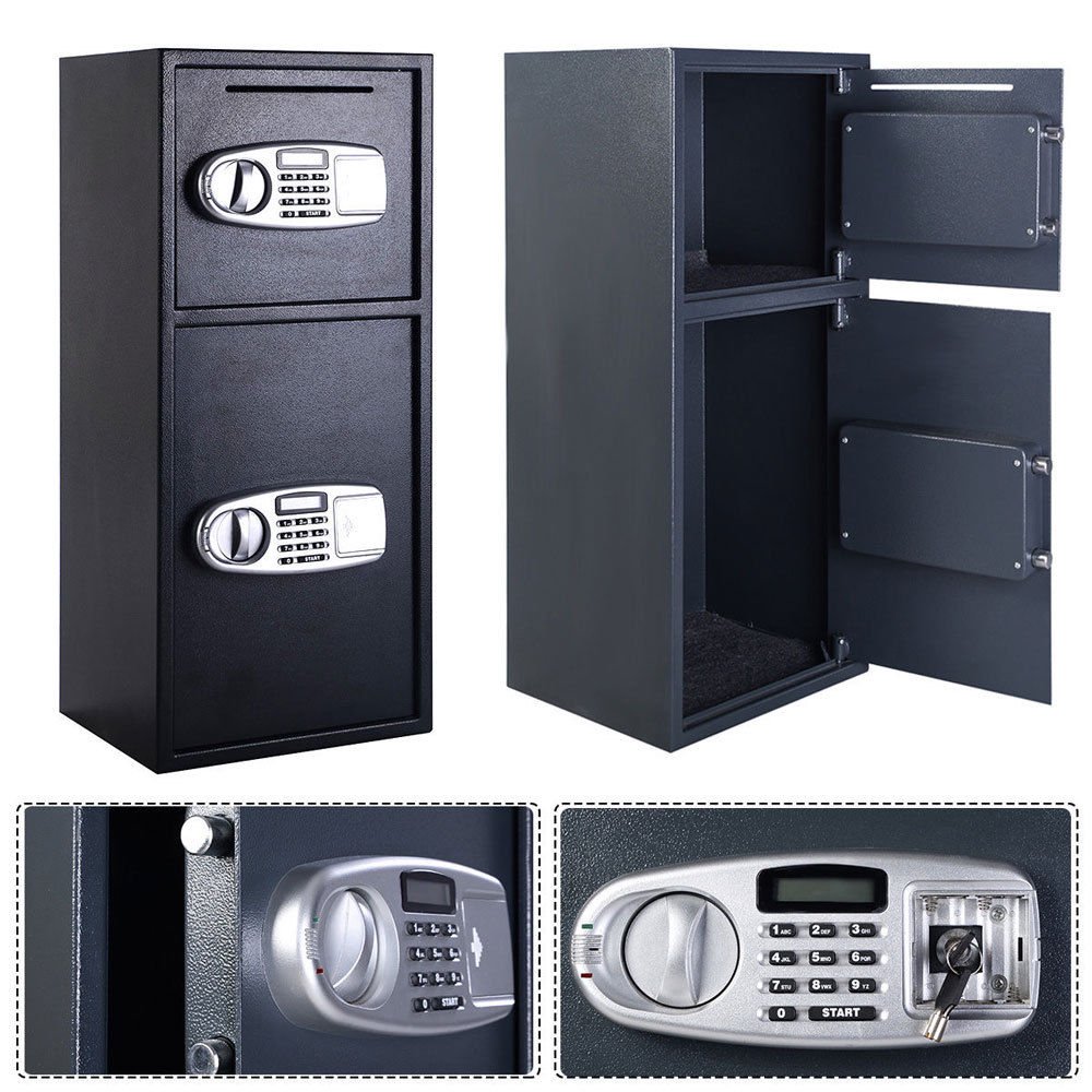 Zimtown New Double Door Combination Lock Safe Box Security Digital