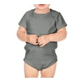 thumbnail image 4 of Kavio IIC0586 Infants Interlock Lap Shoulder Short Sleeve Bodysuit-White-3m, 4 of 4