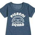 thumbnail image 3 of Instant Message - Dyngus Day - Pierogi Squad - Polish Holiday Celebration - Toddler & Youth Girls Fleece Dress, 3 of 6