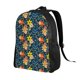 thumbnail image 2 of Balery Blue Floral Mochila - Mochila Estilosa y Duradera para Laptop de 15 Pulgadas con Tela Oxford Impermeable, 2 of 8
