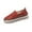 Red, variant on Wensltd Casual Loafers for Women Slip on Trendy Shallow Mouth Loafers Thick Sole Work Shoes