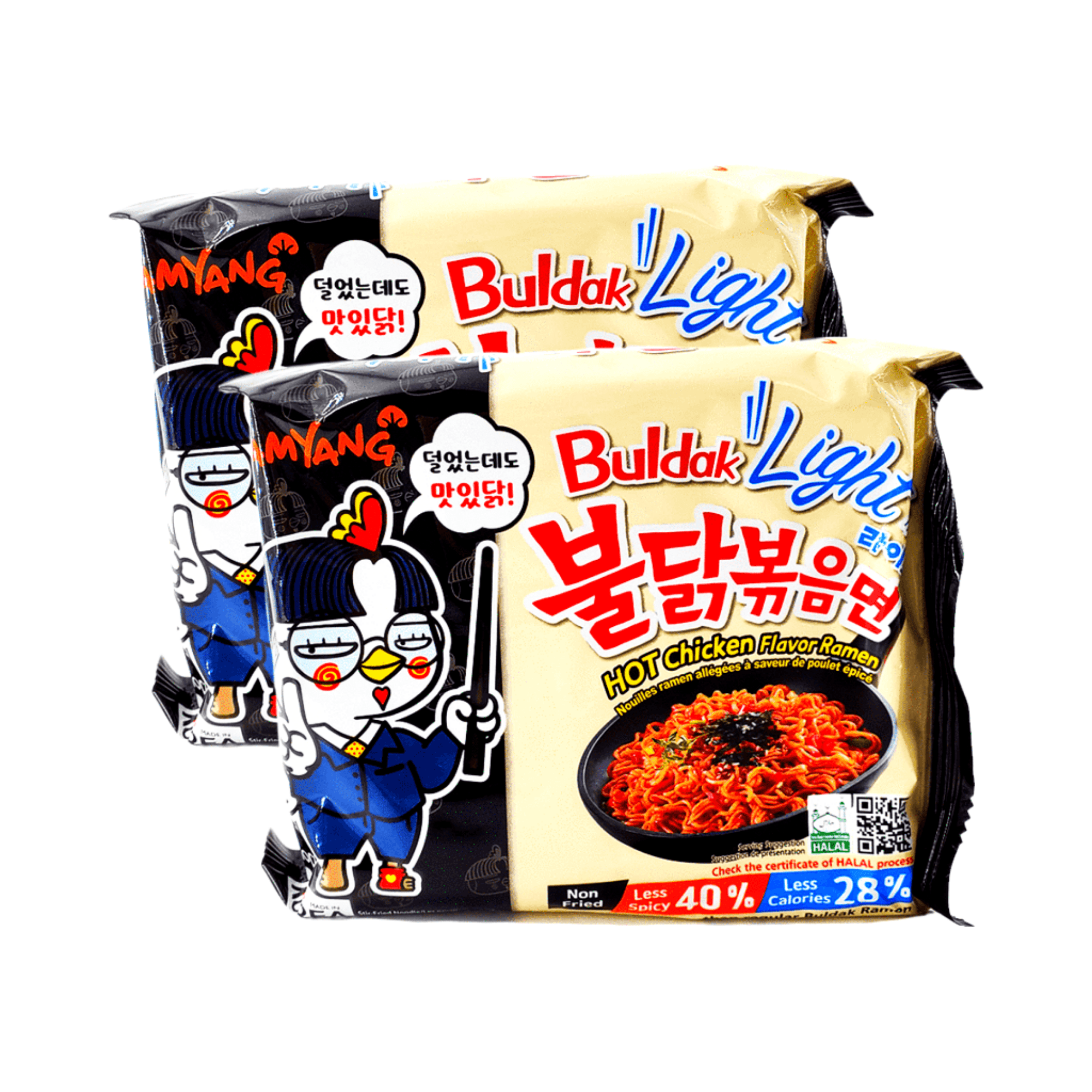 Samyang Buldak Light Hot Chicken Flavored Ramen 5-PACK 19.40 Oz g) - Walmart.com