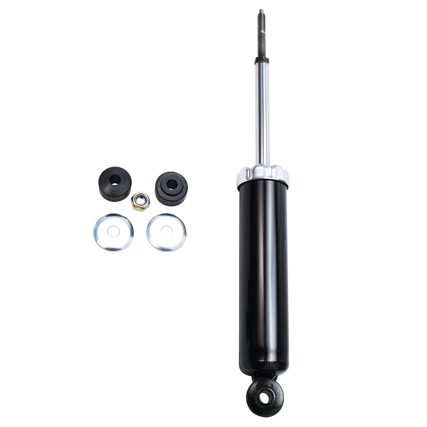Detroit Axle - 4WD Front End Suspension Kit for 2000-2004 Dodge Dakota, 2000-2003 Durango, 2 Upper Control Arms w/Ball Joints 2 Shock Absorbers Assembly 2001 2002 Replacement