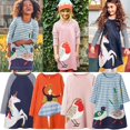 thumbnail image 5 of 2018 Nouvelle Robe d'Été à Imprimé floral Unicorn pour Bébés Filles Robe de Princesse Décontractée Mode Vêtements pour Enfants, 5 of 5