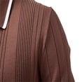 thumbnail image 6 of FYDUU Mens Crewneck Sweater Knit Sweater Jacket Full Zip Front Stand Collar Warm Soft Comfortable Casual Outwear Fall Winter Knitted Sweater for Men, 6 of 9