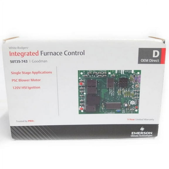 White-Rodgers Furnace Control Board 50T35 743