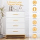 thumbnail image 3 of 4 - cajón moderno dormitorio cómoda, wood chest of cajones as mesa de tv, suitable para closet, sala de estar, hallway, y nursery, 3 of 8