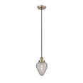 thumbnail image 4 of Innovations Lighting  Geneseo - 1 Light 6" Cord Hung Mini Pendant Brushed Brass/Clear Crackled, 4 of 5