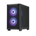 thumbnail image 3 of Rosewill FBM-X3 Black Micro ATX Mid Tower Case - Full Mesh Panel, High Airflow Design, 3x PWM ARGB Fans, Pre-Installed 650W 80+ Gold PSU, 3 of 9