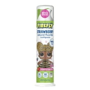 Firefly Kids LOL Surprise! Anticavity Natural Fluoride Toothpaste, Strawberry, ADA Accepted, 4.2 oz