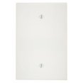thumbnail image 1 of Placa de pared Leviton, termoestable, sobredimensionada, de 1 elemento, color blanco, 1 of 1