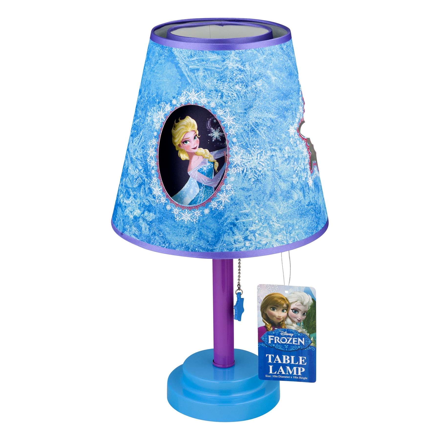 Frozen Kids Cut Table Stick Lamp, Anna and Elsa,18 in, 1 - Walmart.com