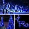 thumbnail image 3 of YEOLEH 2 Pack Solar String Lights Patio Light,Total 200 LED 80ft Solar powered & USB, IP65 Waterproof with 8 Modes for Garden Patio Gazebo Indoor, Blue, 3 of 6