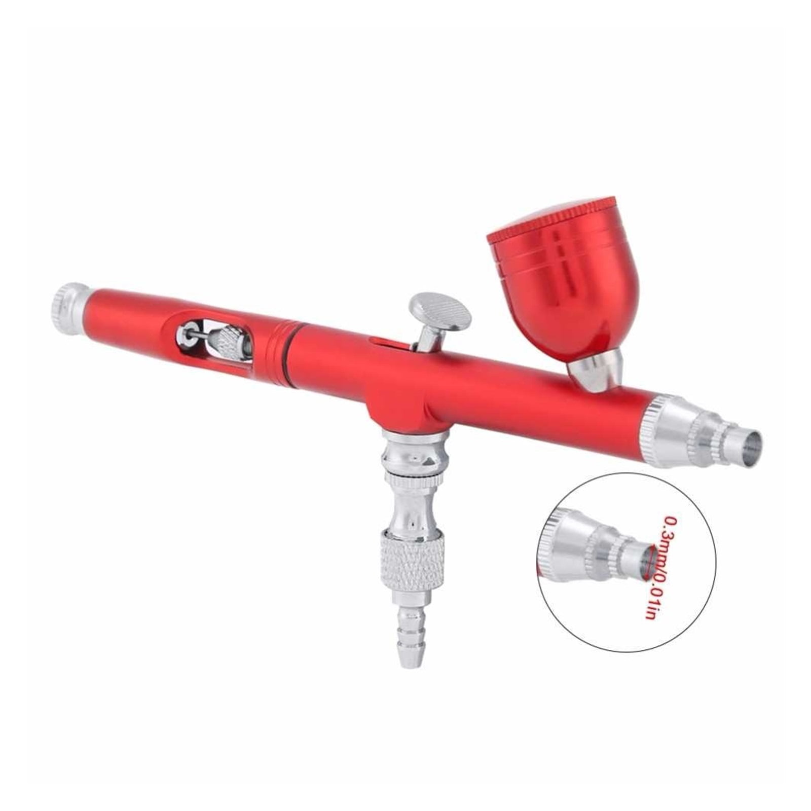0.3mm Nozzle Art Paint Airbrush With 11pcs Cleaning Tools Artificial Decorating For Dual Action Feed Brushes Spray Gun ,User-Friendly Design
