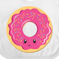 thumbnail image 4 of Inktastic Hot Pink Donut Boys or Girls Baby Bib, 4 of 4