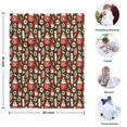 thumbnail image 4 of Brown Christmas Dessert Pattern Blanket,Comfortable Soft Flannel Throw Blanket,All Season,Warm Lightweight Blankets for Sofa Bed Couch Living Room Chair,30"x40", 4 of 4