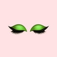 thumbnail image 3 of Eyeliner Stickers,Lazy Eye Shadow Eyelash Patch,Eyeshadow Eyelash Stickers,3-in-1 Self-Adhesive Reusable Fast Eye Makeup Stickers with False Lashes(Green 1Pair)from Biweutydys, 3 of 9