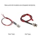 thumbnail image 3 of 4 Pcs 12v 8mm LED Panel Pilot Dash Warning Light Indicator Lamp Car Van White, 3 of 3