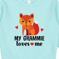 thumbnail image 3 of Inktastic Grammie Loves Me Grandchild Fox Toddler Sweatshirt, 3 of 4
