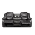thumbnail image 2 of Topline Home Furnishing Grey motion glider sofa, 2 of 2