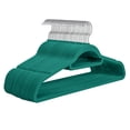 thumbnail image 1 of Percha antideslizante con flocado ABS para tienda de ropa, acabado sin costuras, para colgar ropa en el hogar, perchero mágico para ropa, 1 of 5