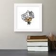thumbnail image 2 of Gallery Pops Sanrio Aggretsuko - Retsuko Office Rage Wall Art, White Framed Version, 12" x 12", 2 of 5