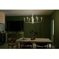 thumbnail image 3 of 52528WH Kichler Lighting Deela - 8 Light Chandelier-27 Inches Tall and 18.5 Inches Wide-White Finish, 3 of 12