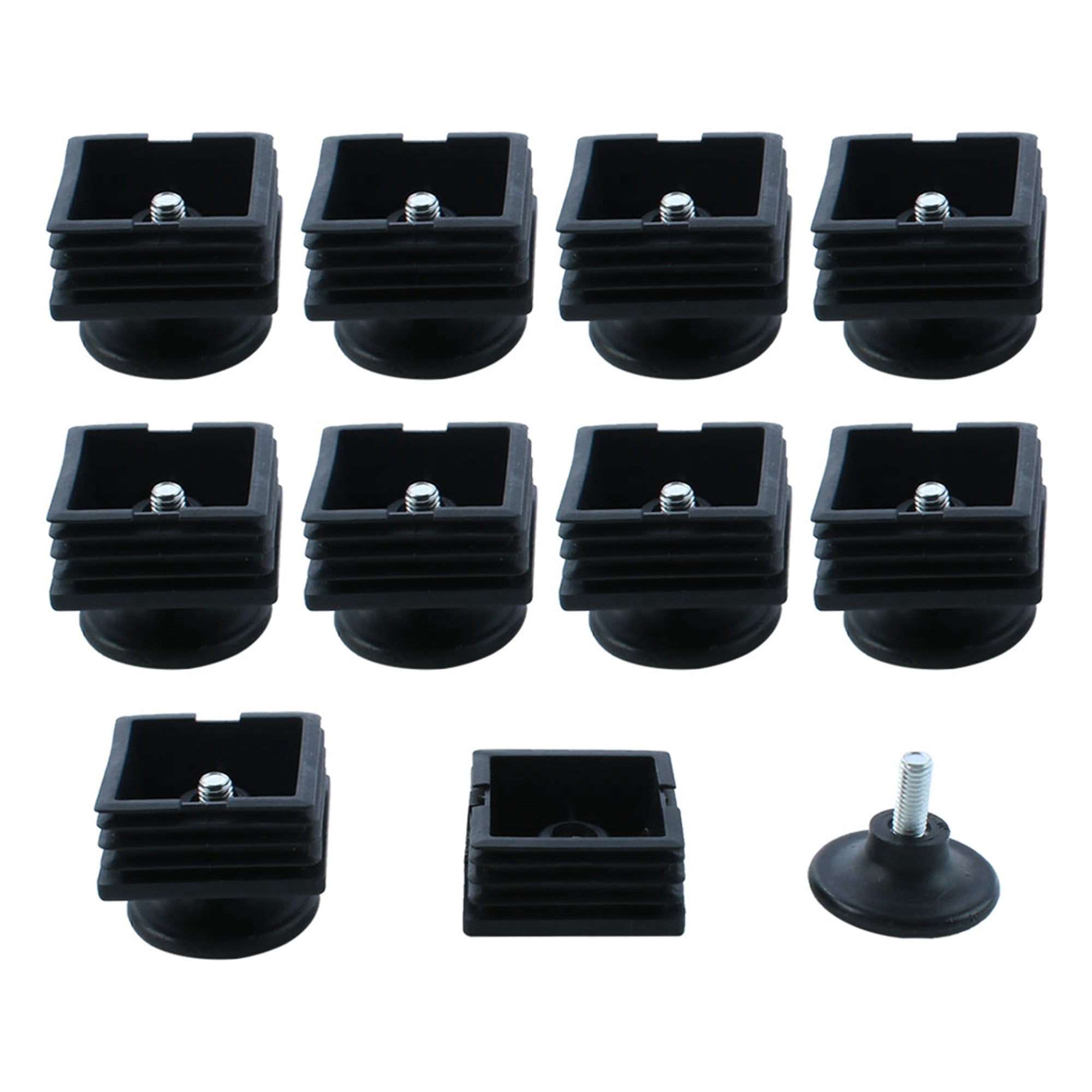 Leveling Foot Insert Uxcell 38mm Base Dia Adjustable Leveling Foot Square Insert Kit 10 Set ...