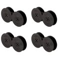 thumbnail image 1 of 4Pack Typewriter Ribbon Twin Spool Typewriter Ribbon Ink Twin Spool Pack Ink Replacement Part for Most Typewriter(Black),4 x Black Typewriter ribbons,Black, 1 of 8