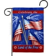 thumbnail image 2 of Breeze Decor G161057-BO Celebrate Freedom Americana Fourth of July Impressions Decorative Vertical 13" x 18.5" Double Sided Garden Flag, 2 of 2
