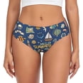thumbnail image 1 of Balery Marine Nautical Ropa Interior de Algodón para Mujer con Dibujo – Braguitas Cómodas y Elásticas, Estilo Clásico-Small, 1 of 6
