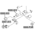 thumbnail image 2 of Febest PULLEY TENSIONER # 0887-001 OEM 13033-AA042, 2 of 2