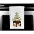 thumbnail image 3 of Carolines Treasures BB9220WTKT Zamorano-Leones Donkey Christmas White Kitchen Towel Set of 2 Dish Towels Teal 19 X 25", 3 of 3