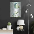 thumbnail image 6 of Luxe Metal Art 'Flower and Leaf Layers I' by Grace Popp, Metal Wall Art, 16"x24", 6 of 9