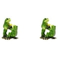 thumbnail image 2 of Shengyu Materials And Elegant Frog Decor For Home Green Add Charm To Home Garden Decor Couple Frog E 2Set, 2 of 6