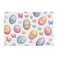 thumbnail image 7 of Yayeee Bath Rug for Bathroom Floor Non Slip Rectangle Fluffy Soft Absorbent Mat, 16"x24", Pastel Easter Pattern, 7 of 7