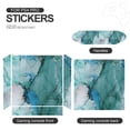 thumbnail image 5 of Decal Skin for PS4 Slim / PS4 Pro / PS4, Whole Body Vinyl Sticker Cover for Playstation 4 Console and Controller (Marble Pattern Blue Gold-1), 5 of 5