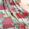 thumbnail image 3 of Pioneer Flower Blanket,Comfortable Soft Flannel Throw Blanket,All Season,Warm Lightweight Blankets for Sofa Bed Couch Living Room Chair,40"x50"(100x130cm), 3 of 4