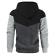 thumbnail image 2 of Gibobby Sudaderas de hombre Camisetas casuales con capucha para hombre de manga corta de color liso(Negro,G), 2 of 5