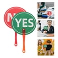 thumbnail image 3 of Shisuyan Classroom Voting Paddles Bold Fonts Plastic 2Pcs 11.8X7.1X0.2In, 3 of 9