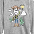 thumbnail image 3 of Toy Story - Woody Pastel - Toddler & Youth Long Sleeve Graphic T-Shirt, 3 of 5