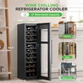 LIFEI PKCWCDS278 Chilling Refrigerator CellarDualZone Wine Cooler