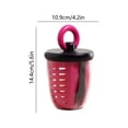 thumbnail image 3 of Double Drain Salad Container Cup with Built in Fork Portable Meal Prep Container for Work Breakfast Leak Proof Lunch Bowl, 3 of 6