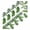 White, variant on Green Leaves Kitchen Dish Towels for Drying Dishes Set of 4, Tropical Summer Botanical Watercolor Elegant Rustic Waffle Weave Microfiber Hand Tea Bathroom Towels Quick Dry & Absorbent Towel 12x12